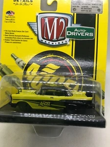 57 Chevy M2 Machines Auto-Drivers. 2018. Yellow and Black. "Holley / Accel" - Picture 1 of 3