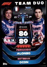 160 - Turbo Attax F1 2022 Trading Card - Team Duo Fernando Alonso & Esteban Ocon