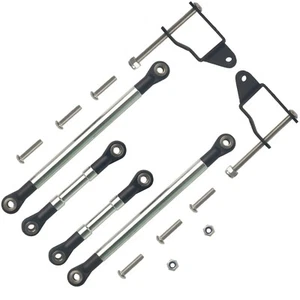 Montaje amortiguador de eslabones de suspensión trasera de chasis de aluminio para TAMIYA CC01 Pajero JEEP - Imagen 1 de 6