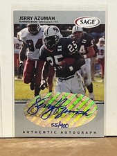 Jerry Azumah 1999 SAGE Rookie Authentic Autograph Silver Signature #A2 (#55/400)