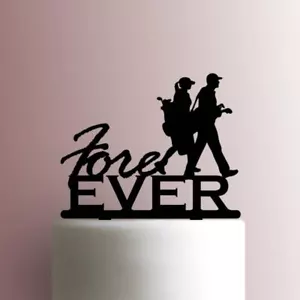 Golf Couple Fore Ever 225-A689 Cake Topper - Picture 1 of 2