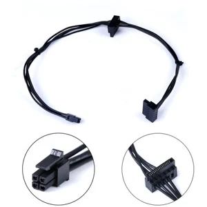 45CM Mini 4 Pin to 2 Sata SSD power supply cable for lenovo M410 M610 M415 !H-lk - Bild 1 von 11