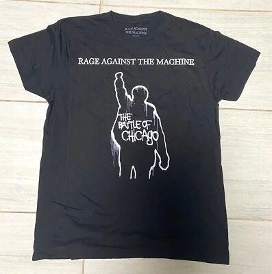Official Chicago Rage Against The Machine RATM 2022 PSA Tour M Medium Shirt - Image 1 of 2