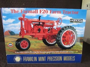 Collectable Franklin Mint Die-Cast 1937 "The Farmall" F20 Farm Tractor - Picture 1 of 12