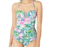 NWT Lilly Pulitzer Lulo Tankini Top Mermaid in the Shade Size 10 - Picture 1 of 2