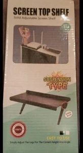 Screen Top Shelf TV Computer Monitor Mount Organizer Storage Tray Caddy - Picture 1 of 3