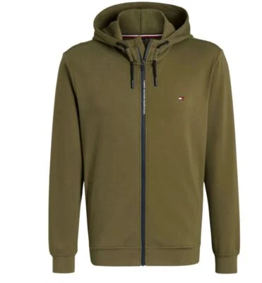 Tommy Hilfiger Equestrian Herren Glenn Zip Up Hoodie Utility Olive