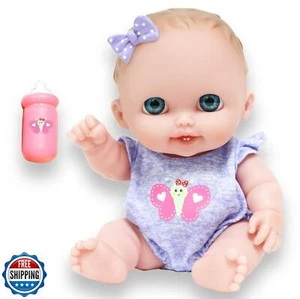 JC Toys Lil Cutesies Bambola per Bambini 8,5" Tutto in Vinile | Posabile e Lavabile | Rimuovi - Foto 1 di 4