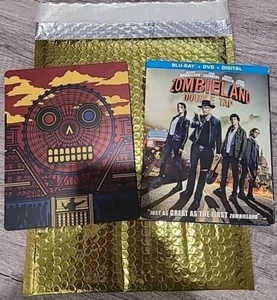 Zombieland Bluray Steelbook+Bluray W/Slipcover 2-Movie Lot!💥Like New! - Picture 1 of 16