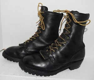 BOTAS de trabajo Wesco Jobmaster Lineman Smoke Jumper de cuero engrasado para hombre talla 11,5 - Imagen 1 de 7