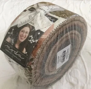 Quaint Cottage Jelly Roll by Gingiber for Moda Fabrics 2-1/2” wide strips By WOF - Picture 1 of 4