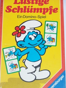 VINTAGE DEUTSCHE SCHLÜMPFE KARTENSPIEL NICHT SICHER OB KOMPLETT RAVENSBURGER - Bild 1 von 5