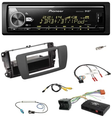 Pioneer Bluetooth USB DAB Lenkrad Autoradio für Seat Ibiza 2008-2015 tuam grey - Bild 1 von 4