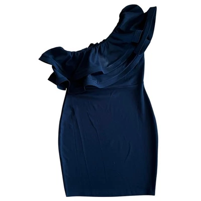 Nuevo con etiquetas Vestido Pequeño Negro Hombro Descubierto Talla 1x Fiesta de Vacaciones Cóctel Madre de Novia Foto 1 de 4