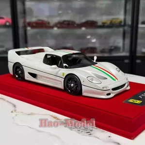 Looksmart 1:18 Ferrari F50 Supercar Resin Diecast Modellauto Geburtstag Geschenke weiß - Bild 1 von 12