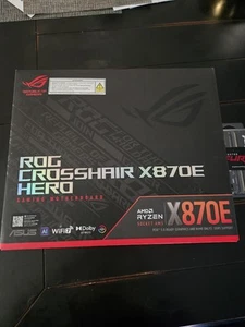 ASUS ROG Crosshair X870E AM5 ATX Mainboard, DDR5, PCIe 5.0, Wi-Fi 7 - Bild 1 von 6