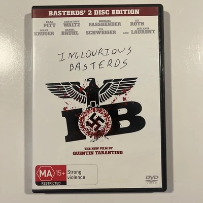 Inglorious Basterds DVD War Action Drama Film Region 2 5 - image 1 of 4