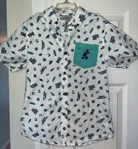 Disney Cruise Line Shirt Youth Large Mickey Ship Anchor Palm Tree Sunglasses - Picture 1 of 4