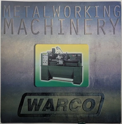 Original Warco Metalworking Machinery Brochure, c 2000's - Image 1 of 4
