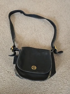 Bolso Bandolera Coach Watson Vintage Negro Estados Unidos ¡Mal Estado! - Imagen 1 de 9