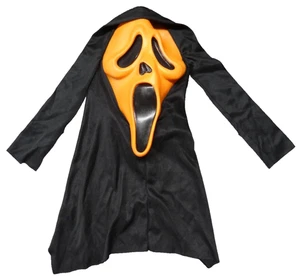 Easter Unlimited Inc Fun World ORANGE Scream Mask Ghostface 9207 Fluorescent EUC - Picture 1 of 19