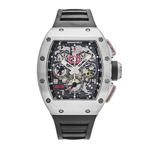 Richard Mille RM 011 Uhr 50MM Skelett Arabische Ziffern Zifferblatt Titan - Bild 1 von 1
