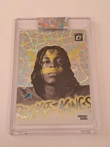 2023 Donruss Optic Jahmyr Gibbs Rookie Kings Case Hit Prizm RC - Picture 1 of 5