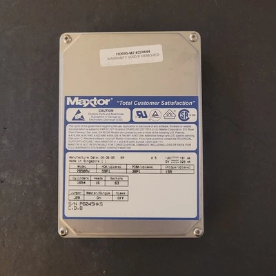 MAXTOR 7850AV Vintage Hard Drive [Untested] - Image 1 of 4