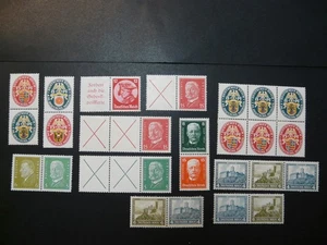 Impero tedesco, lotto di stampe combinate, mai usate con piega - Foto 1 di 8
