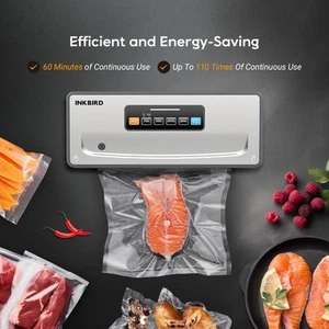 INKBIRD INK-VS06 Cordless Vacuum Sealer Fresh Dry Wet Food Storage USB charging - Picture 1 of 14
