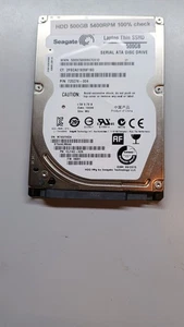 Seagate 2,5 inch HDD - ST500LM000 - 500GB - 5400RPM - Tested and wiped - Afbeelding 1 van 1