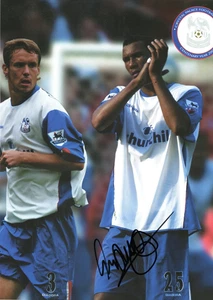 CRYSTAL PALACE: FITZ HALL SIGNED A4 (12x8) CALENDAR PICTURE+COA - Picture 1 of 1