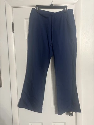 Cherokee Brand Scrub Pants--Navy Blue--Size M - Image 1 of 3