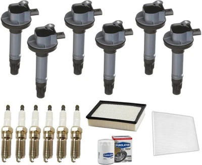 Kit de puesta a punto bobinas de encendido platino bujías para Ford Edge 3,5 L 2016-2018 Foto 1 de 4