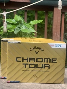 Callaway Chrome Tour White Golf Balls 2 Dozens - Picture 1 of 3