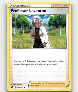 Pokemon Professor Laventon 162/195 Silver Tempest NM/M - Picture 1 of 1