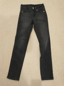 Justice Black Jeans Girls Simply Low Size 8S 8 S - Picture 1 of 2