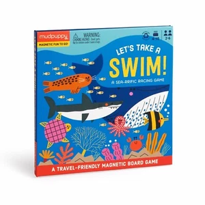 Let's Take a Swim Magnetic Board Game by Mudpuppy - Picture 1 of 4