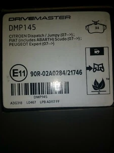 Drivemaster DMP145 BREMSBELÄGE HINTEN.CITROEN VERSAND,FIAT SCUDO,PEUGEOT EXPERT - Bild 1 von 2