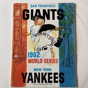 1962 Giants vs Yankees WORLD SERIES Pgm - versione Giants - Foto 1 di 5