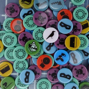 Burgle Bros. Gioco Aggiornamento Plastica Bit Token Set Tim Fowers Giochi - Foto 1 di 3