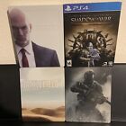 Ps4 Steelbook Lot *Used - Games Included!*