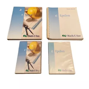 Mathe-U-See Epsilon Buch-Set 2 DVDs HC Anleitung & spiralgebundene Lehrerhandbücher - Bild 1 von 12
