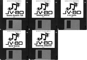 Roland JV-80 • 5-Bank Set of Synth Patches - Digital Download - Picture 1 of 1