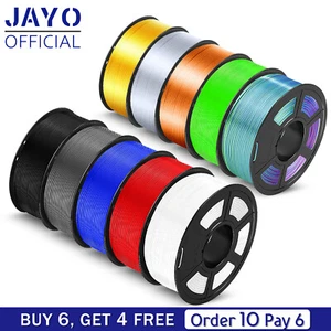 【BUY 6 GET 4 FREE,Add 10)】JAYO PETG/PLA/PLA+2.0/TPU/ABS 3D Filament 1.1KG 1.75mm - Picture 1 of 245