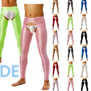 DE Herren Strumpfhose Elastische Unterwäsche Hohe Taille Hose Tanzen Clubwear - Bild 1 von 93