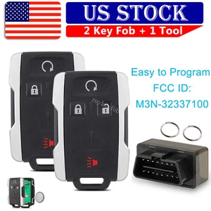 2 For 2014 2015 2016 2017 2018 Chevy Silverado Key Fob Program Tool M3N-32337100 - Picture 1 of 8