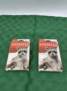 Lot Of 2-Cards Learning ANIMALS Pictures Educational Game Flash Deck NEW - Picture 1 of 3