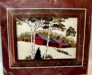 Gallery of Stitches Bucilla Stickery Summer Homestead 5x7 Crewel kit ricamo - Foto 1 di 3