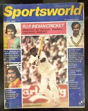 SPORTSWORLD PUB Anand Bazar Calcuta Sport Magazine R.I.P INDIAN CRICKET 4 Jul 79